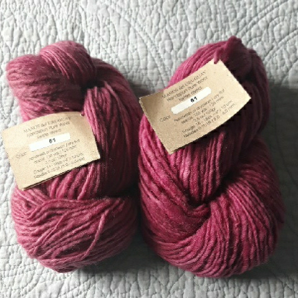 Manos Del Uruguay Pink 100% Wool Yarn Skeins